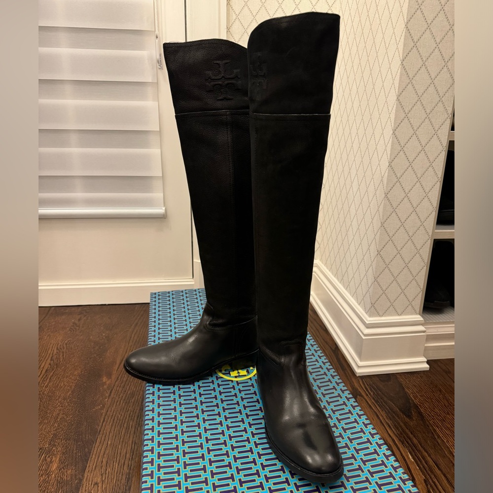 Tory Burch over the knee boots